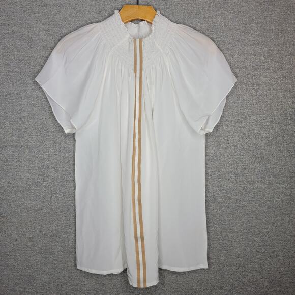 RUNGOLEE BROOKLYN SILK BLOUSE, SIZE M - Picture 1 of 6